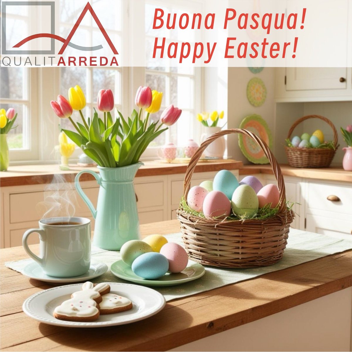 Qualitarreda's tweet photo. I nostri migliori Auguri!
#buonapasquaatutti #HappyEaster2025 #pasqua2025 #Easter2025 #pascoa #FelizPáscoa #Qualitarreda https://t.co/LhYXQ2OKcb