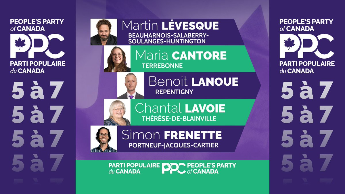 BenoitLanoue's tweet photo. Dernier 5 à 7 avant le grand sprint final ! 

Le compte à rebours est lancé ! Ce jeudi 24 avril à compter de 17h, venez vivre un moment fort avec votre candidat du PPC de Repentigny et d’autres candidats à la brasserie St-Maurice au 300 Bd de l’Ange-Gardien, L’Assomption. https://t.co/I0fnCmstRP