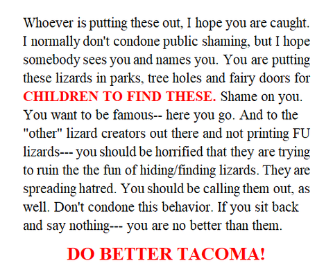 ACrazyFamilyMan's tweet photo. We are NOT the makers of these FU lizards. They are putting them where KIDS GO! Unbelievable. #253shines #scatterjoy #monkeyshines2025 https://t.co/wWVJEqkh3V