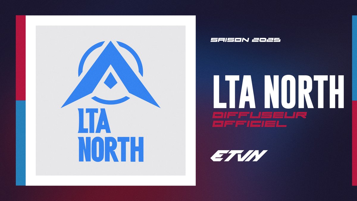 📢Nous sommes fiers de vous annoncer que nous devenons co-streamer officiel des <a href="/LTANorth/">LTA North</a> à compter d'aujourd'hui ! 

Les matchs seront à suivre avec un cast traditionnel sur notre chaine twitch ! 

Merci à <a href="/RiotMarco_/">Riot Marco</a> d'avoir rendu cela possible 👊 #LTANorth