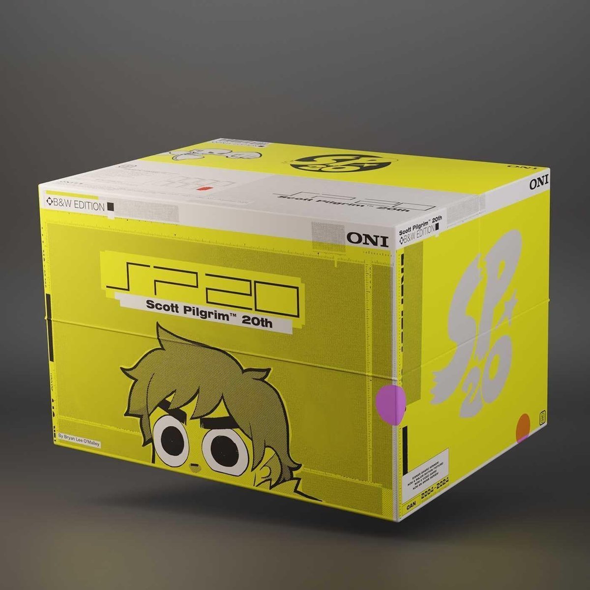 Wario64's tweet photo. Scott Pilgrim 20th Anniversary B&amp;W Hardcover Box Set is $99.98 on Amazon (60% off - 1244 pages) https://t.co/0Hwq6loT8T #ad https://t.co/XeYO9Eolo2