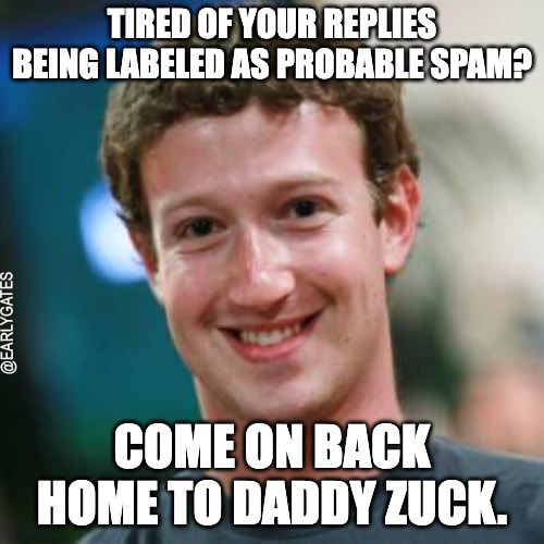 EarlyGates's tweet image. The algorithm might say this is probable spam. 
I personally think it&apos;s high quality content. 🙂
#HighQualityContent #ProbableSpam