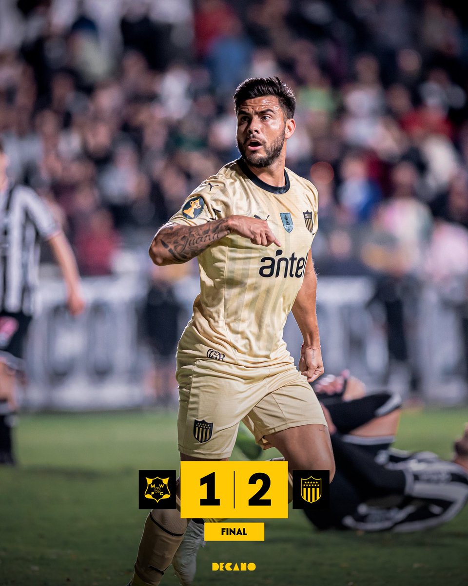 ✊🏻 𝐆𝐀𝐍𝐎𝐎𝐎𝐎𝐎𝐎𝐎 𝐏𝐄𝐍̃𝐀𝐑𝐎𝐋 🟡⚫️

<a href="/mwfc_oficial/">Montevideo Wanderers</a> 1️⃣-2️⃣ <a href="/OficialCAP/">PEÑAROL</a> 

#VamosCarbonero