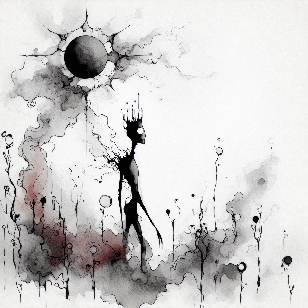 macabredabra's tweet photo. 👑
The Crownless King walked in silence, his hollow eyes lit by the echoes of broken-down reigns. His throne was made of ash, his court of withered roots and watchful stars. His every step sowed darkness into the soil, every breath fed the eclipse above. 
#MacabreDabra https://t.co/OtzDQmbsIy