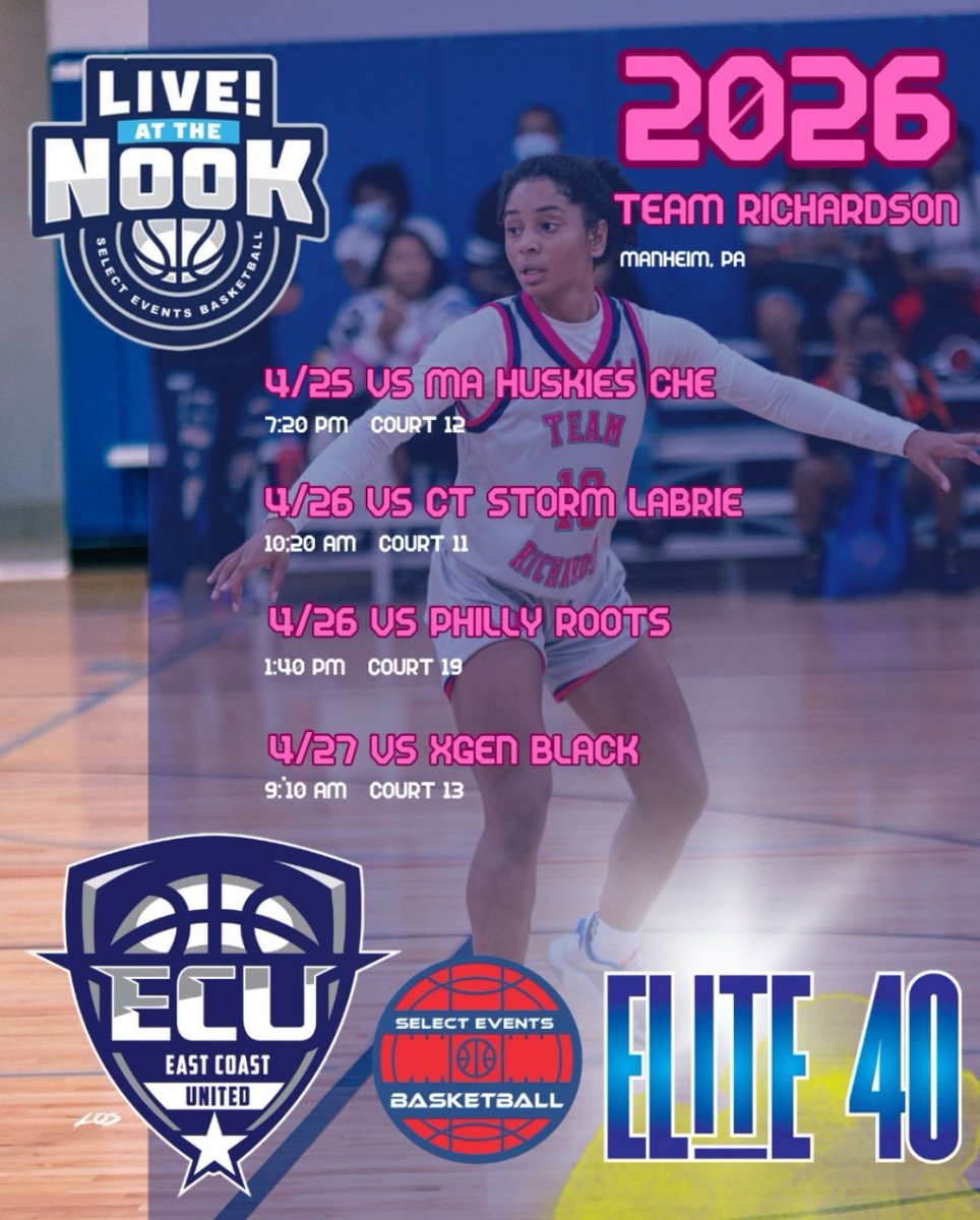 Laila Allen (@laila_allen2026) on Twitter photo I’m very excited to get back out there at Live At The Nook with my team. Here’s my schedule coaches come out and watch me play‼️ <a href="/CoachVictorO/">Victor Ortiz</a> <a href="/ECunitedbball/">eastcoastunited</a> <a href="/EJMurray8/">EJ Murray</a> <a href="/CoachCoreyECU/">Coach Corey ECU</a> I’m very excited to get back out there at Live At The Nook with my team. Here’s my schedule coaches come out and watch me play‼️ <a href="/CoachVictorO/">Victor Ortiz</a> <a href="/ECunitedbball/">eastcoastunited</a> <a href="/EJMurray8/">EJ Murray</a> <a href="/CoachCoreyECU/">Coach Corey ECU</a>