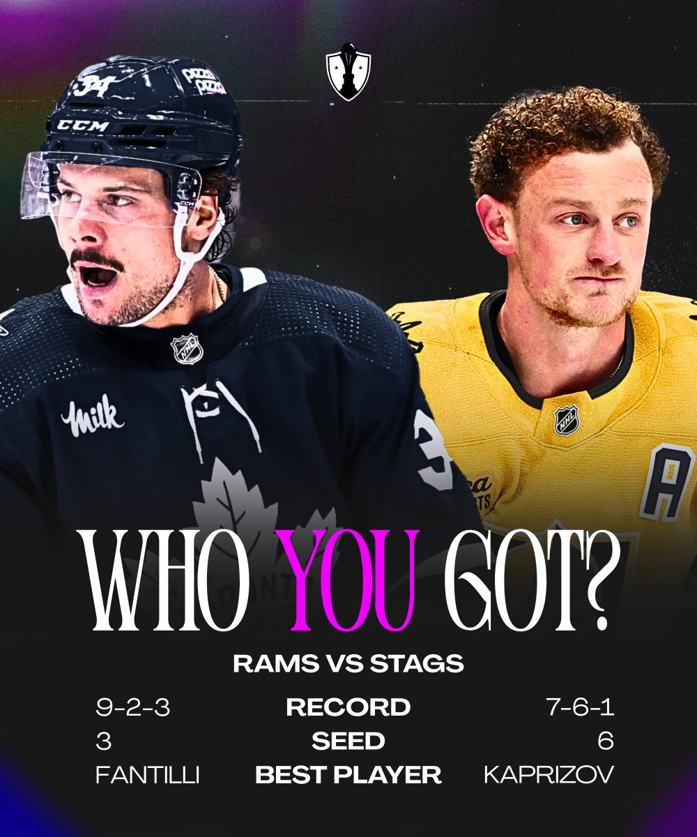 HCAHockey's tweet photo. The @HCARams and @HCAStags are set to face off TONIGHT in Round One! Who you got? #HCAPlayoffs https://t.co/qVqWNE9uHA