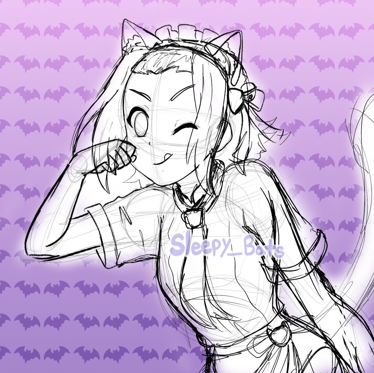 _SleepyBats_'s tweet photo. Has anyone seen the K-On! Cat Cafe figures? Bought them immediately! REALLY hope they make all the girls. 🥺😭 Here's some sketches of the other girls to manifests them into existence.✨🙏🏼 
Hoping to finish these WIPs soon. https://t.co/8oN0360VUy