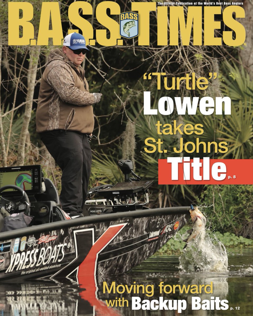 bassmaster's tweet photo. Meet your cover star for the April edition of B.A.S.S. Times, @BillLowen! 🤩 

📸 Seigo Saito
#bass #bassmaster #basstimes #bassfishing https://t.co/Qvtz2uSJnj