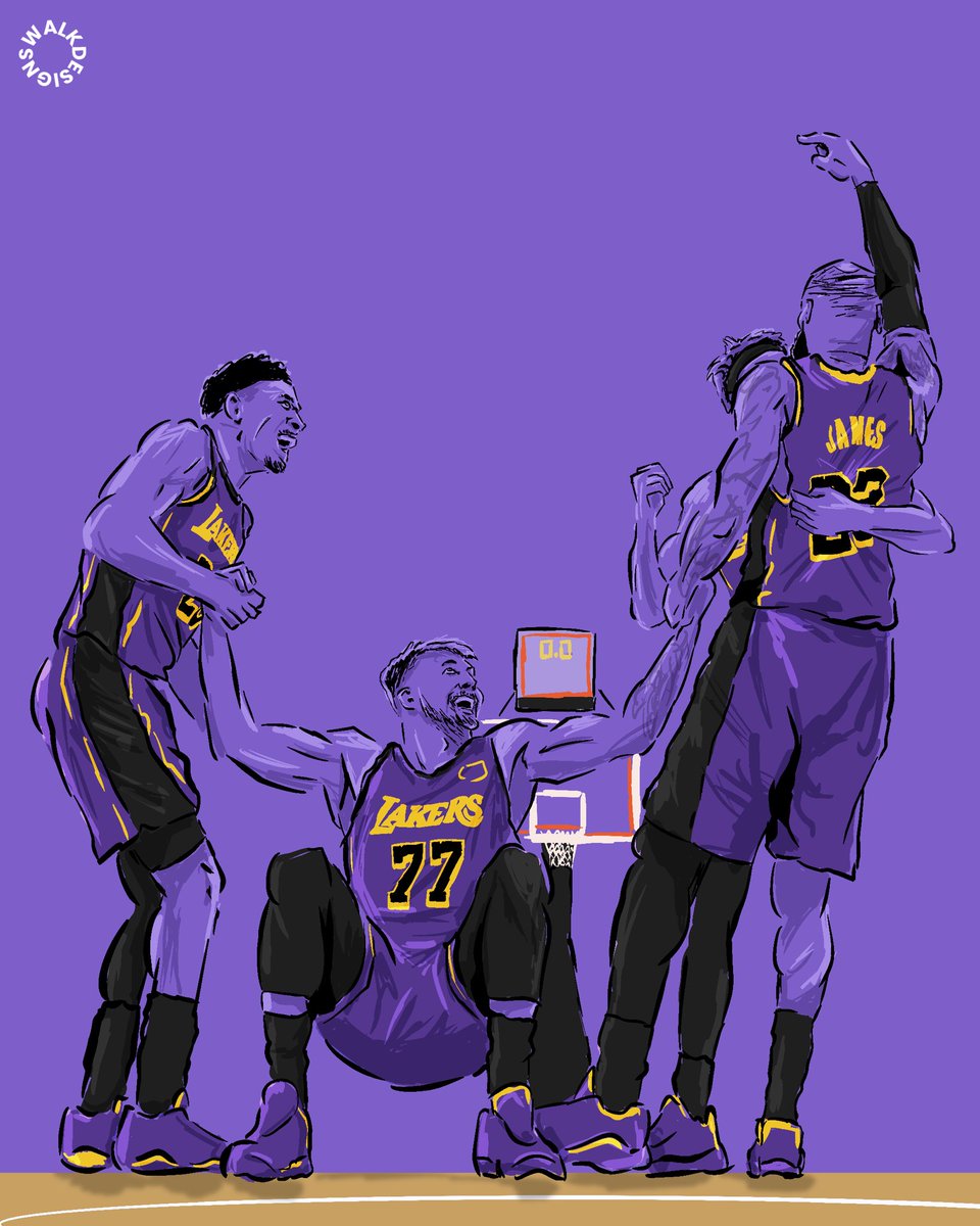 walkeraspinwall's tweet photo. Playoff time #LakersNation #lakers https://t.co/3oY308p135