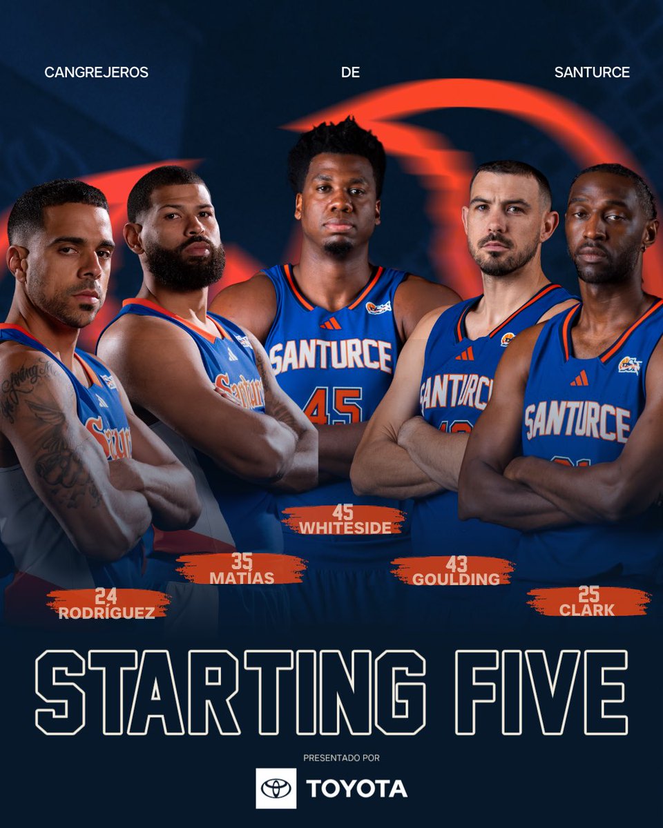 CangrejerosB's tweet image. SCE vs GBO 🏀 
#Starting5