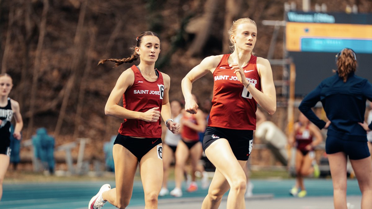 Majken Lutzen, Tess Crossan and Quinn O'Brien best Lutzen's previous school record in the 800m at the Paul Donahue Invitational.

#THWND | tinyurl.com/2mvjhk6p
