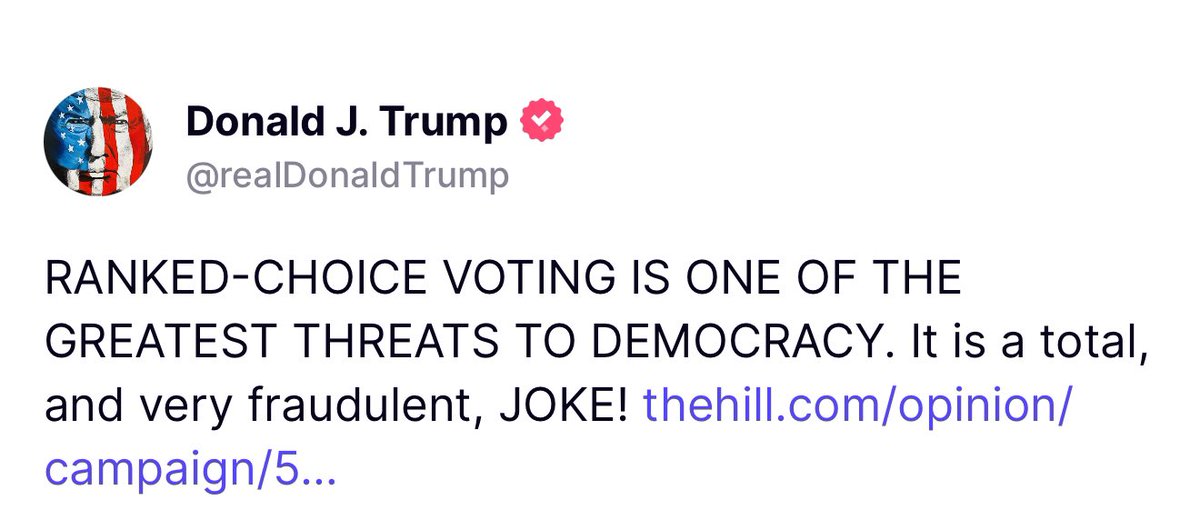 LibertyAllUSA's tweet image. Couldn't agree more Mr. President! #YesOn7 #StopRCV