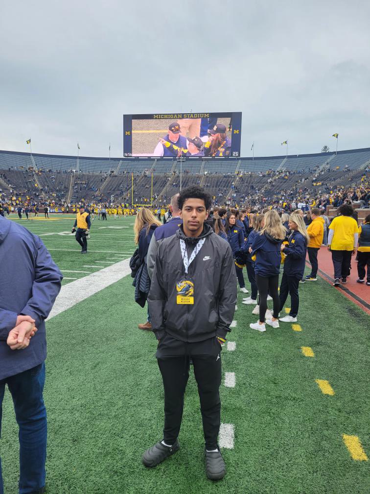 Da__Messiah (@da_messiah22) on Twitter photo It was a privilege to attend the <a href="/UMichFootball/">Michigan Football</a> spring game. Thank you <a href="/DickersonKoach/">Koach Dickerson</a> <a href="/marvin3rob/">Coach Robinson</a> <a href="/SamPopper_/">Sam Popper</a>
<a href="/Chise89/">Coach LaRoi Johnson LLC</a> <a href="/theking1/">Justin King | IG: J.King_LIG</a> <a href="/LIGSportsGroup/">L.I.G. Sports Group</a> <a href="/ImaniCASaintsFB/">Imani Christian Academy Football</a> <a href="/AthleticTraumaU/">Chris Steel Edmonds</a> <a href="/210ths/">2Tenths Speed & Agility</a> It was a privilege to attend the <a href="/UMichFootball/">Michigan Football</a> spring game. Thank you <a href="/DickersonKoach/">Koach Dickerson</a> <a href="/marvin3rob/">Coach Robinson</a> <a href="/SamPopper_/">Sam Popper</a>
<a href="/Chise89/">Coach LaRoi Johnson LLC</a> <a href="/theking1/">Justin King | IG: J.King_LIG</a> <a href="/LIGSportsGroup/">L.I.G. Sports Group</a> <a href="/ImaniCASaintsFB/">Imani Christian Academy Football</a> <a href="/AthleticTraumaU/">Chris Steel Edmonds</a> <a href="/210ths/">2Tenths Speed & Agility</a>