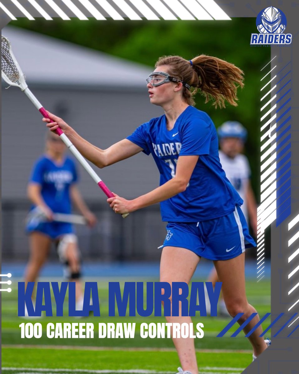 Congrats to Senior Kayla Murray on 1️⃣0️⃣0️⃣Career Draw Controls in our win over Ridge!