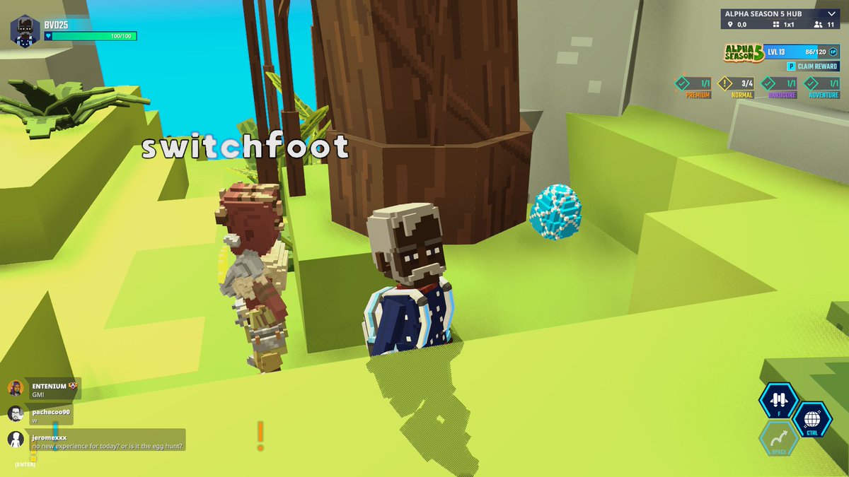 Found the Easter Blue Egg in <a href="/TheSandboxGame/">The Sandbox</a>  tsbga.me/TheSandbox #AlphaSeason5