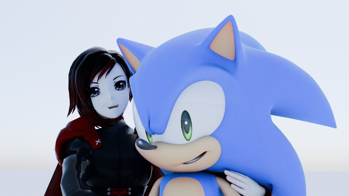 Ruby Rose and Sonic the Hedgehog Sonic Rig by @dokatzo #RWBY # ...