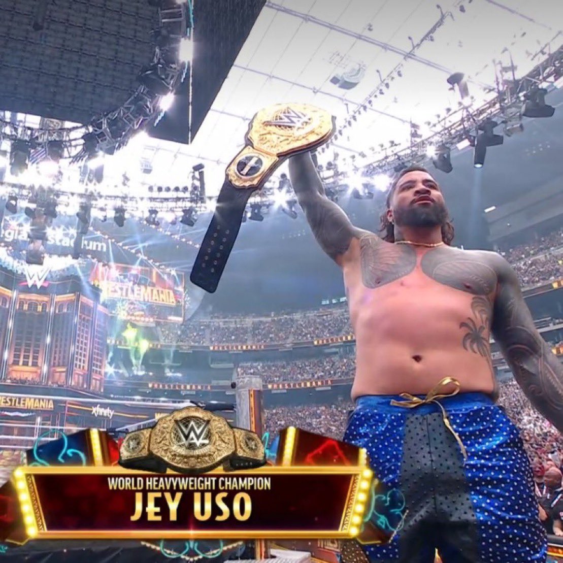 #WrestleMania is YEEET