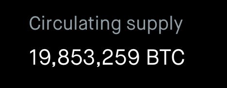 TechnocratSerf's tweet photo. The Countdown to 21 Million Bitcoin ⏰
#Bitcoin Circulating Supply
4/19/2025: 19,853,259 $BTC
#CryptoKillCount https://t.co/KpWuHEQAgd