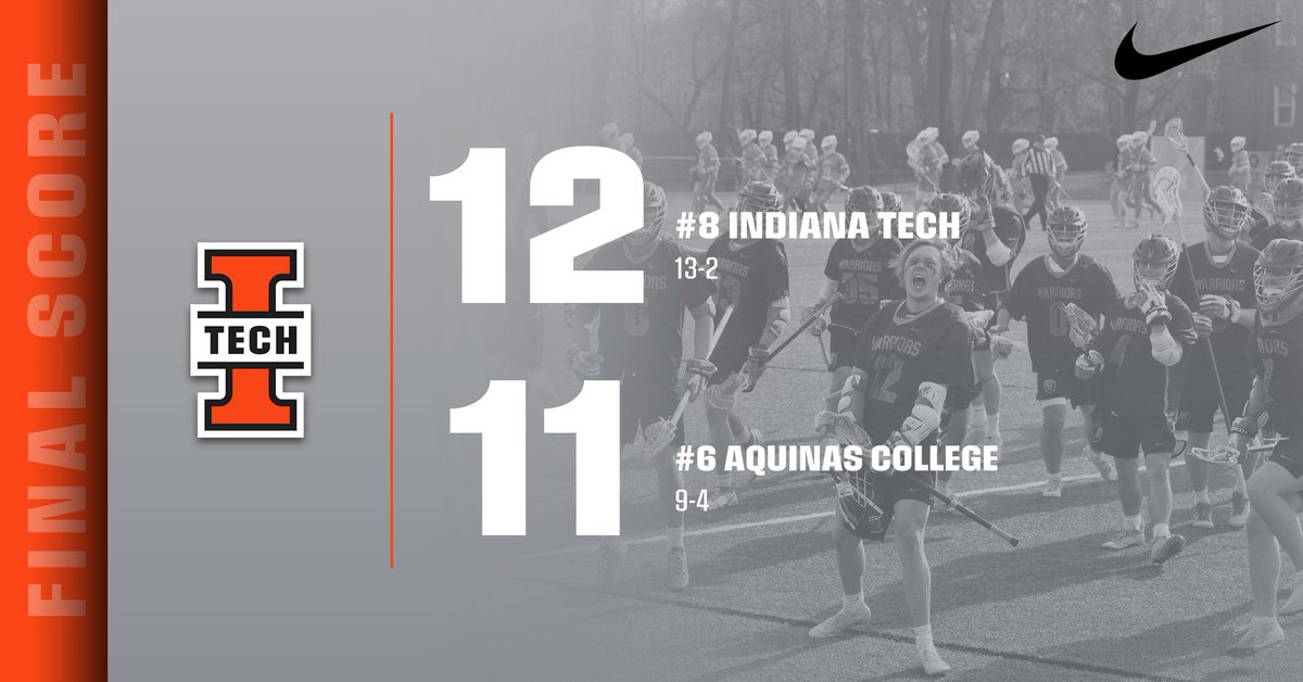 BOOM!

Huge OT win at #6 Aquinas College to secure the Regular Season WHAC Championship! Back at home this Thursday in the WHAC Semi-Finals!
#BOOM #GoWarriors #RoadWarriors #WHAC #Champions