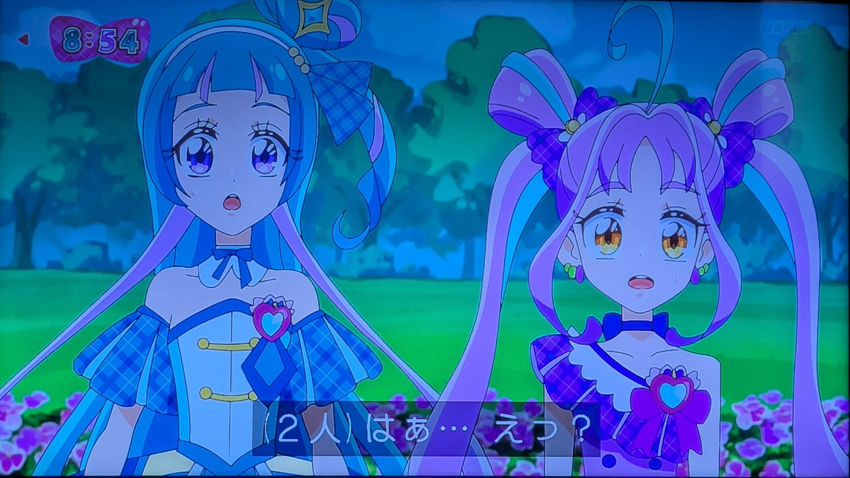 桜から桃がなりとうとうメロロン誕生 #precure #キミプリ #キミと