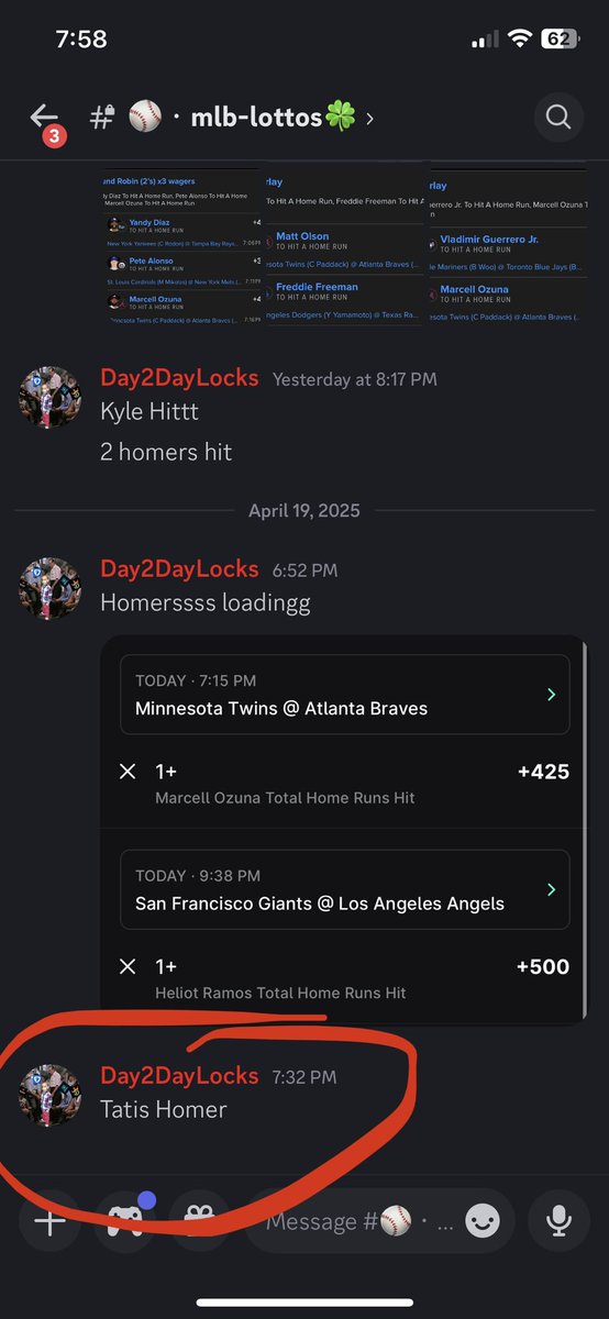 TjaysPicks's tweet photo. @MLBHR Called it!! https://t.co/s2a8r7SZ5K