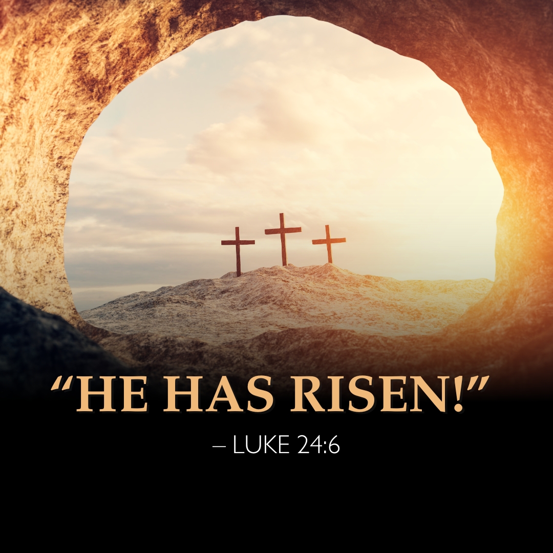 Today, we rejoice in the miracle of the Resurrection — the cornerstone of our faith and a radiant symbol of hope, renewal and eternal life. ✝️

We celebrate this holy day with grateful hearts, remembering that love conquered death and that Christ’s light shines forever.