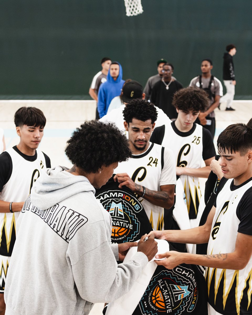 MJBAllNative's tweet photo. Throwing it back to last year’s MJB All-Native Tournament! Can’t wait to see the talent this year! Register now and be part of the action! 🏀

���️ June 26-29, 2025
📍 Toppenish, WA

🔗 Register: https://t.co/mQr9DFvLGx
Deadline: May 15th or until full!

#MJBAllNative https://t.co/DQE1aPinDG