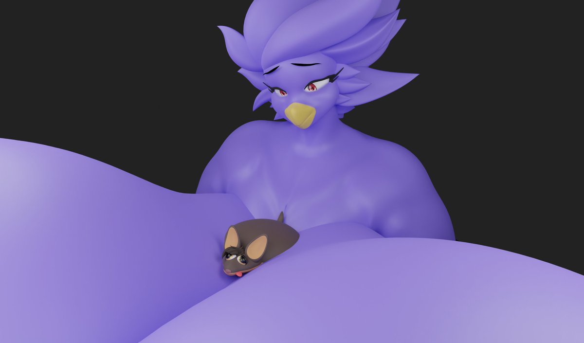 Working on setting up BB as a streaming avatar for Jaeh, running her through revised weight paints and new shape keys.