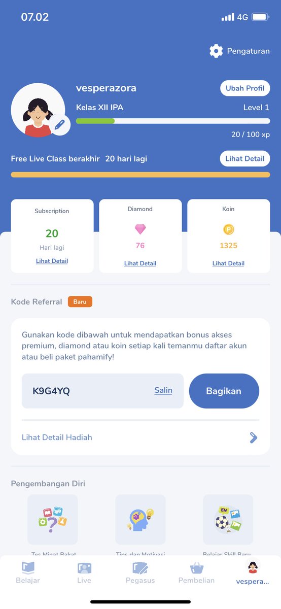 vanillamiffy's tweet photo. halo semuanyaa, aku mau bagiin akun pahamify ku (masih ada 18x to) dan juga akun zenius ku (buat belajar materi utbk), aku bakalan ngasih secara gratis (tapi kalau dapat benaran dipakai ya🫶🏻) bantuin doain aku semoga lulus pil 1 yaa❣️ https://t.co/tuOgdftNZV