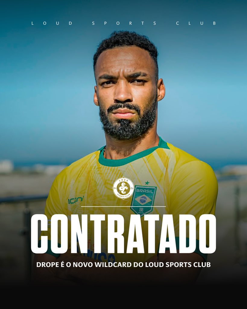 DROPE NA CASA! 💚

Com passagens pela Seleção Brasileira de FUT7, o jogador chega para agregar na equipe do LOUD SC. 

Seja bem-vindo <a href="/96Drope_10/">♔ Drope ♔</a> 

#LOUDSportsClub