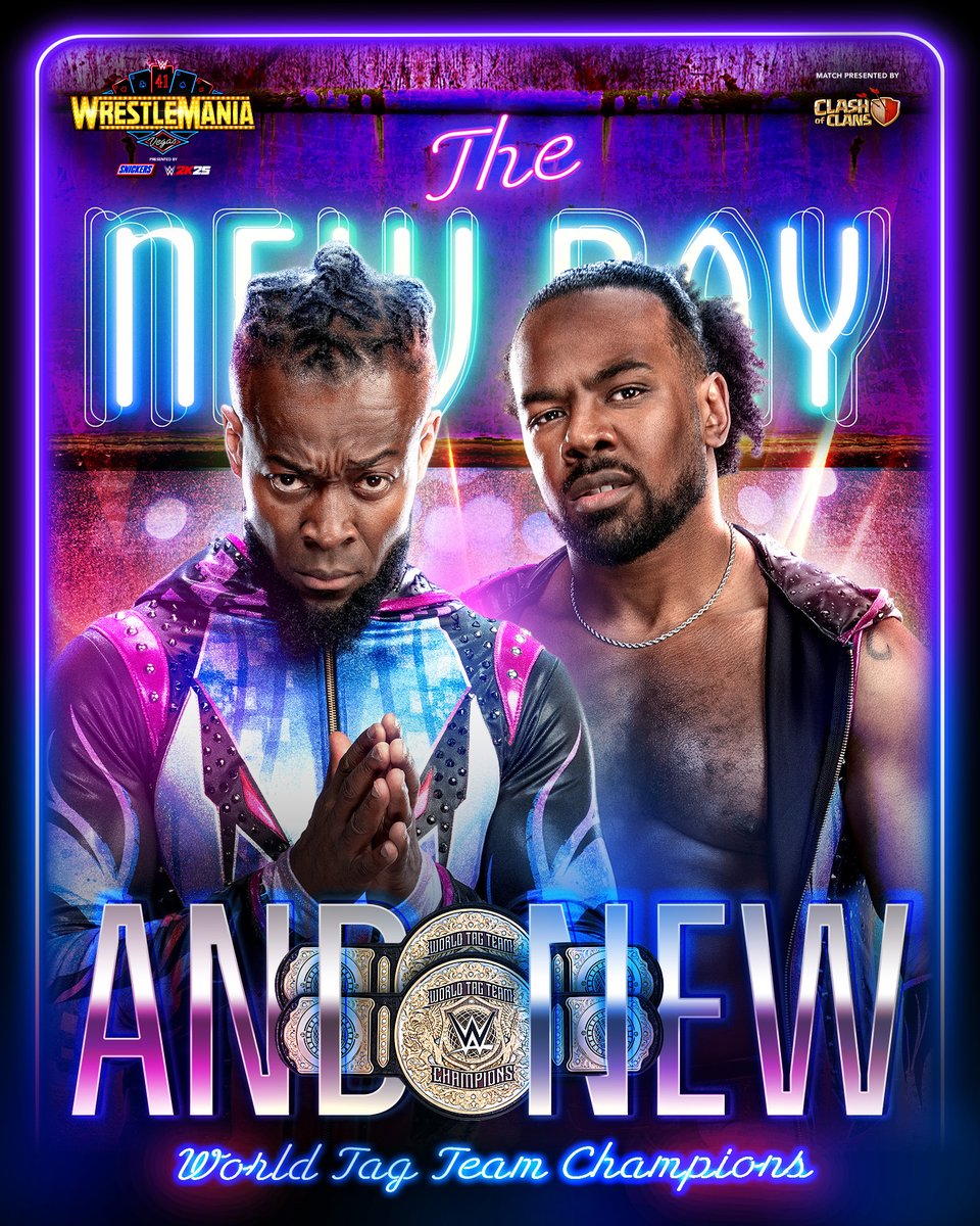 NEW DAY WINS!
NEW DAY WINS!

#AndNew
#WrestleMania