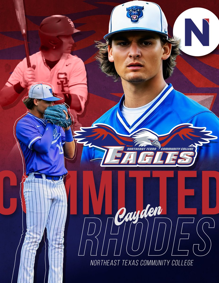 Cayden Rhodes | Crhodes1109@gmail.com (@cayden_rhodes) on Twitter photo Excited to go to NTCC to further my athletic career! 🦅🦅 <a href="/touchet_trent/">Trent Touchet</a> <a href="/CoachMethvin/">Garrett Methvin</a> <a href="/ThaStix/">THA STIX Baseball</a> <a href="/NTCC_Baseball/">Northeast Texas Baseball</a> Excited to go to NTCC to further my athletic career! 🦅🦅 <a href="/touchet_trent/">Trent Touchet</a> <a href="/CoachMethvin/">Garrett Methvin</a> <a href="/ThaStix/">THA STIX Baseball</a> <a href="/NTCC_Baseball/">Northeast Texas Baseball</a>