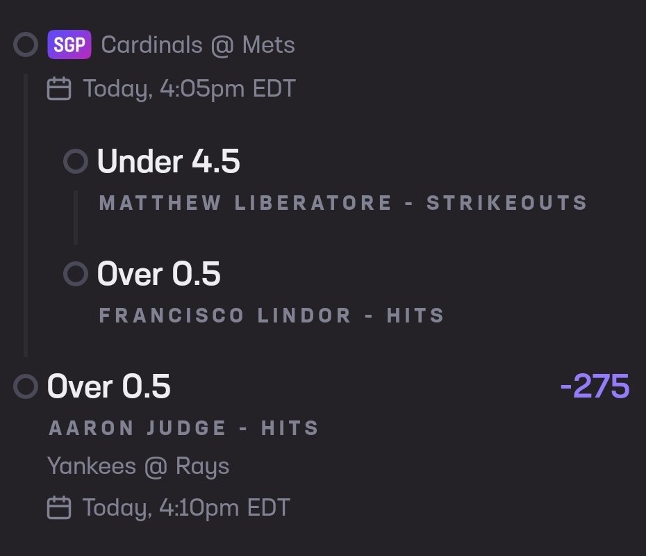 Enigma_Bets's tweet photo. MLB βΎοΈ PARLAY +166
4/19/25
Hit π & π If Tailing
Join Hard Rock Bet with my link and get a Bonus Bet up to $50 π€ https://t.co/1iqMVStXmJ
#GamblingX #GamblingTwitter #sportsbet #sportsbettor #RollWithUs #setlimits #betresponsibly https://t.co/UdXRgGeTBn