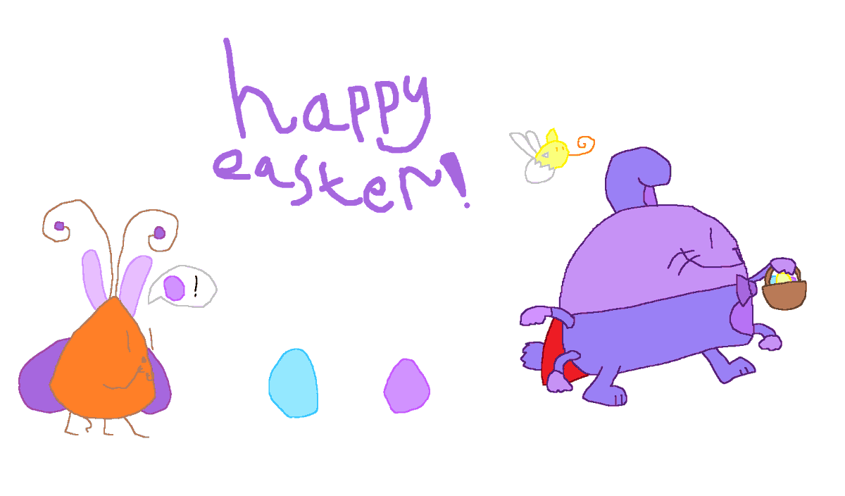 ThePalafin's tweet photo. Bug Spring Day 20: Easter
Happy Easter, everyone!
#TheLingoShow #MiniLingo #Easter #EasterLingoBunny #Queso #Chick #Floozle #BugSpring https://t.co/JWXKhK15oW