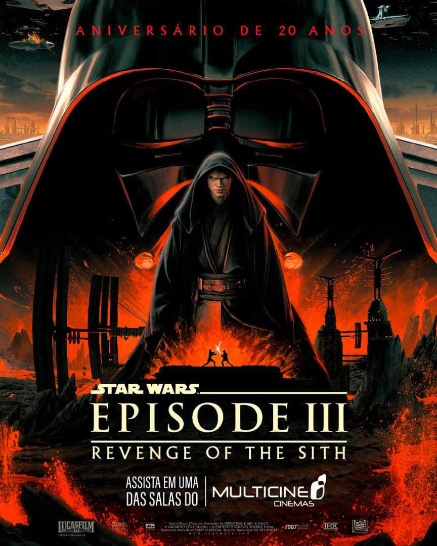 Multicine's tweet photo. Episódio III: A Vingança dos Sith volta às telas do #MulticineCinemas em 24 de... https://t.co/iGfhfLhESh https://t.co/wPeBEl2DCg