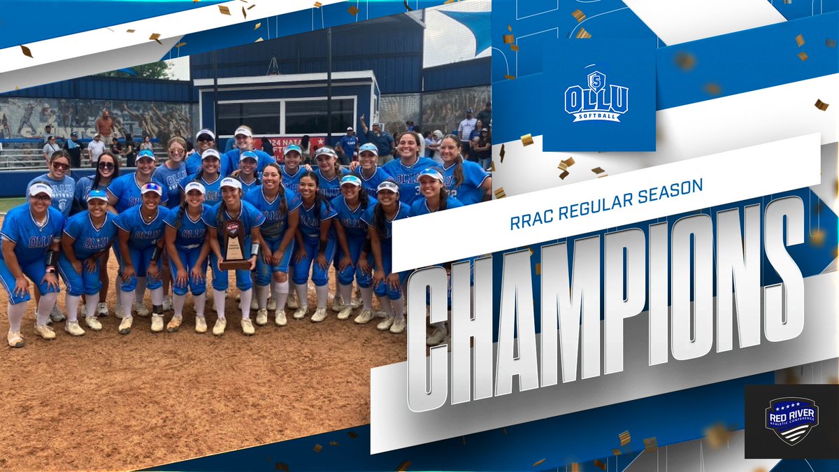 And Anotha' One! 🏆

OLLU Softball captures the 2025 RRAC Regular Season Championship with a sweep over TAMUSA today!

#WingsUpSaints