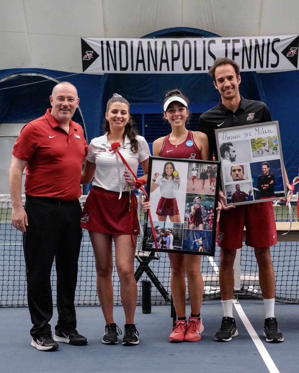 UIndyTennis's tweet photo. Senior day vibes ✨ https://t.co/1s64qSbl5o