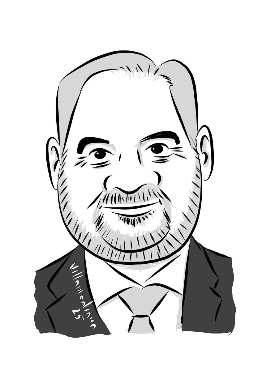 #caricatura de #joseluisavalos hecha en #ipad con <a href="/MediBang_ES/">MediBang ES</a> 
#caricature #digitalart #cartoon