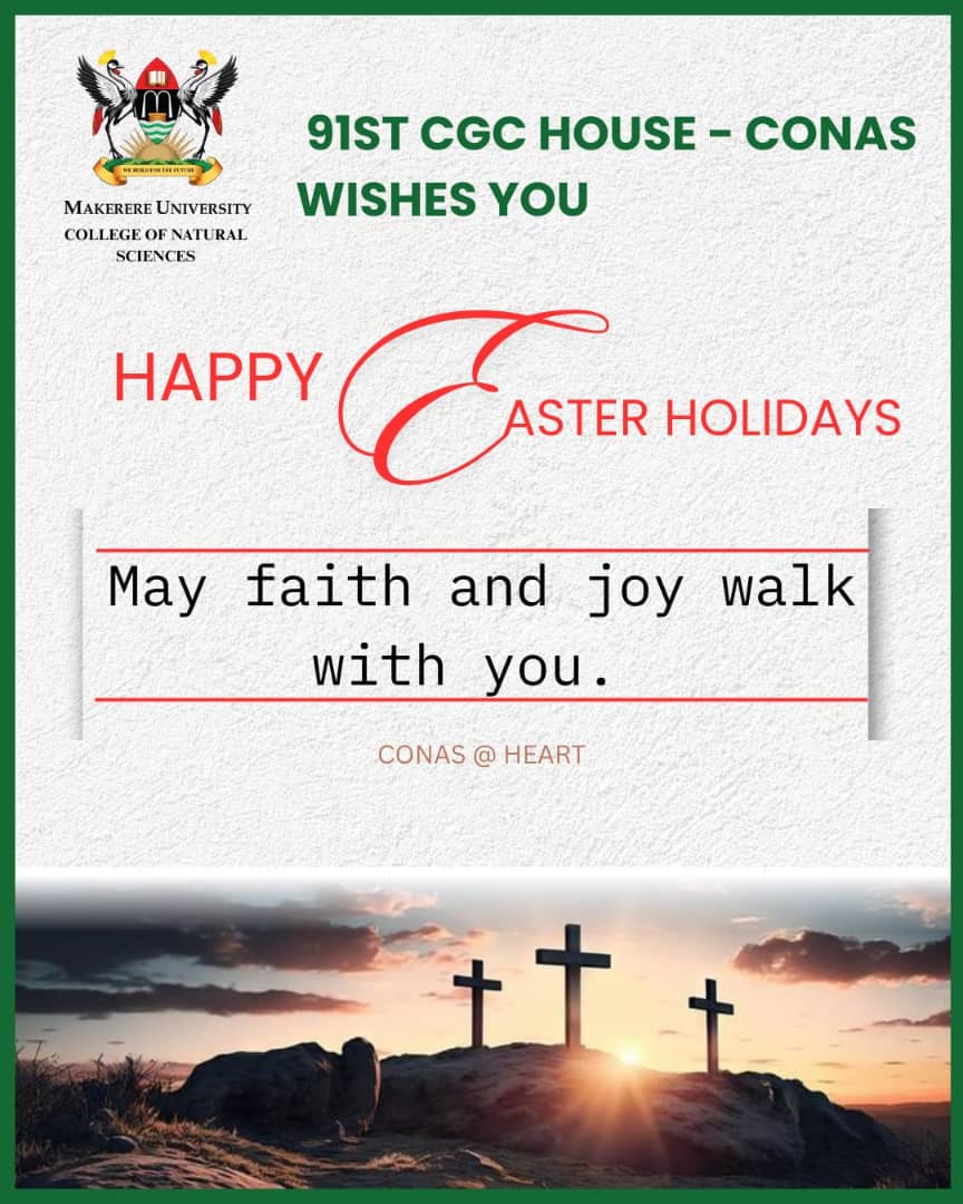 JimjamesMuhwezi's tweet image. Behold He has died for our sins🙏
We're now free 📌 Merriest Easter gallantries @MakCoNAS @Makerere