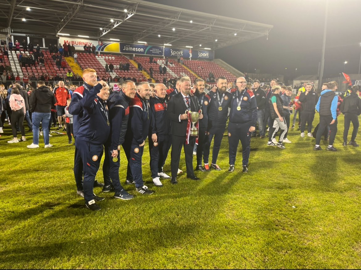 Eighth place secured and all to play for on the last day of the season. Thank you to all these guys for an unbelievable first season back <a href="/Portadownfc/">Portadown FC</a>