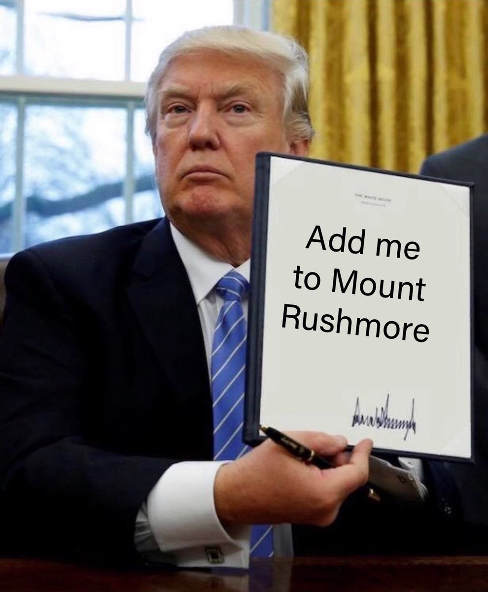 trumpsignsmeme's tweet photo. @PapiTrumpo Executive order effective immediately https://t.co/9BU31vWOv1