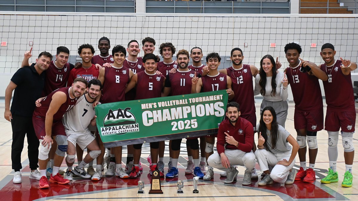AACsports's tweet photo. Perfection!

@STU_Athletics completes a perfect run through conference competition to win the 2025 @WinWonTech #AACMVB Tournament Championship

➡️ https://t.co/o6AV9nL2vn

#NAIAMVB #ProudToBeAAC #TheRightWayToPlay https://t.co/o2zr1ESrbm