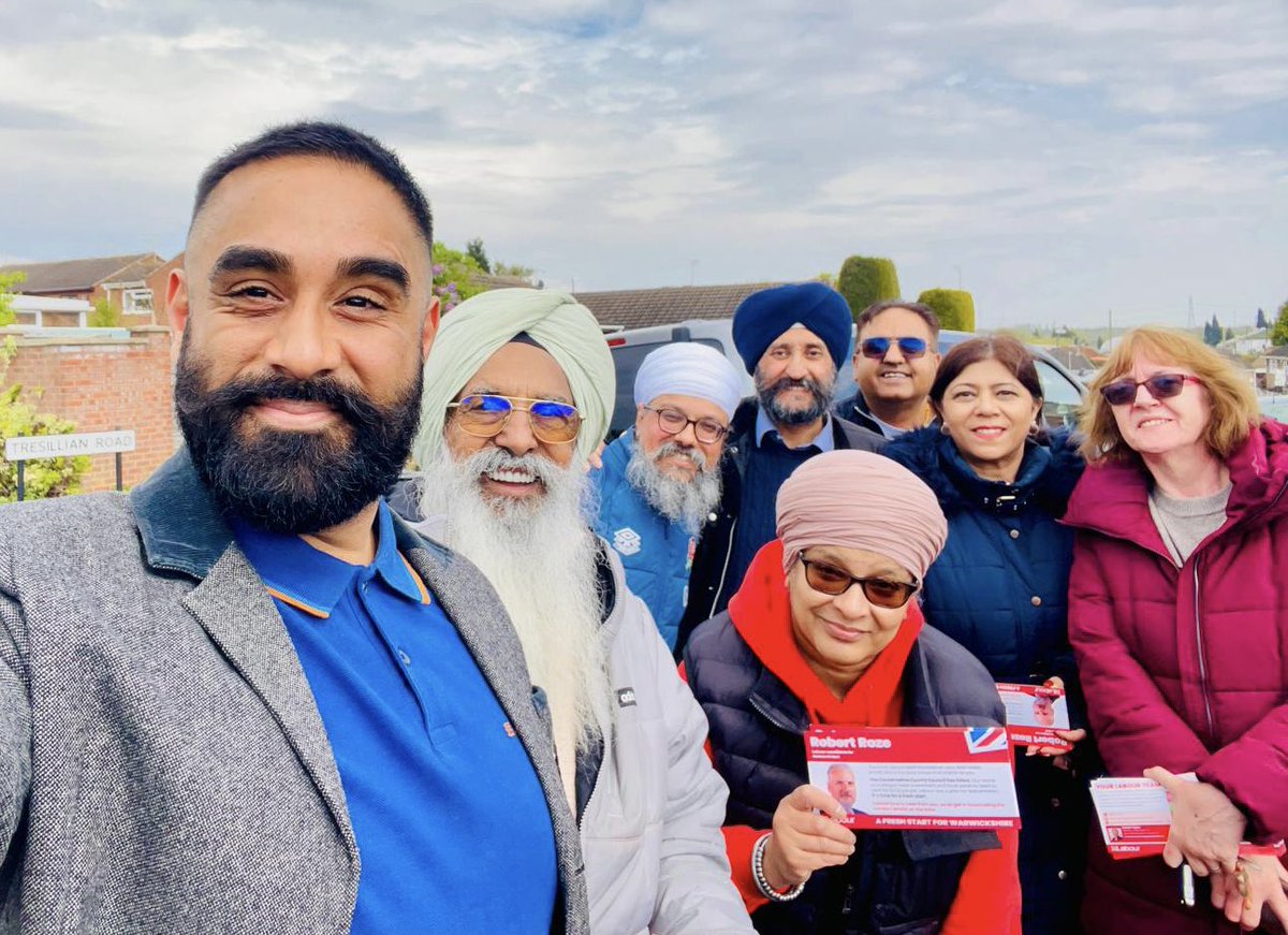 Sikhs For Labour (@sikhs4labour) on Twitter photo Great response on the doorstep in Enderby & Lubbesthorpe Ward, Leicestershire for Ravinder Kaur and in Bedworth East Ward, Warwickshire for Rob Roze during the <a href="/sikhs4labour/">Sikhs For Labour</a> campaign day today.
#VoteLabour Great response on the doorstep in Enderby & Lubbesthorpe Ward, Leicestershire for Ravinder Kaur and in Bedworth East Ward, Warwickshire for Rob Roze during the <a href="/sikhs4labour/">Sikhs For Labour</a> campaign day today.
#VoteLabour