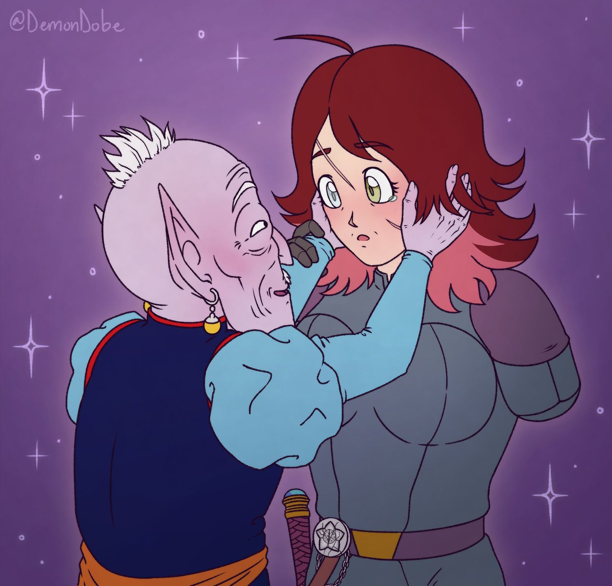 akainusimp's tweet photo. Thank you for all the birthday wishes and also the art of Shinto and Lucky 🥺🥺 I love it so much!!
The difference between the angsty/fluffy picture and the second is ending me /pos
🎨 @DemonDobe / @jayday_daima
#yumetwt #ocxcanon #dragonball #dboc #oldkai https://t.co/NkSq2OTEcj