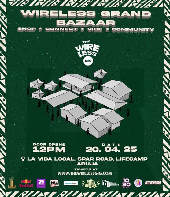 terrificprodigy's tweet photo. This one is for the creatives. We bring to you, Wireless Grand Baazar🔥🔥

Letting Youths Create 
Happening tomorrow by 12pm.

Get your tickets here: https://t.co/JHLB1LSON8 https://t.co/QGstWFiUHm