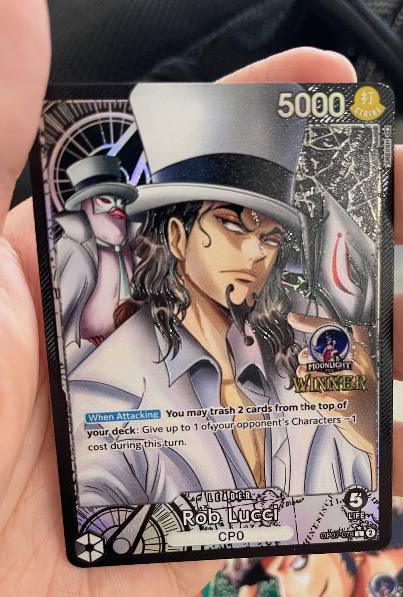 Moon_LightTCG's tweet photo. Starting SOON: Weekly Sunday tournament Season 1!
Prizing is custom winner Kaizoku Kards! 
WE WILL ONLY HAVE 10 TOURNAMENTS! 
Prizing will be rotated out to new leaders/don each Season
Winner will receive 10 don and 1 leader of their choice. https://t.co/zFdFLleSWW