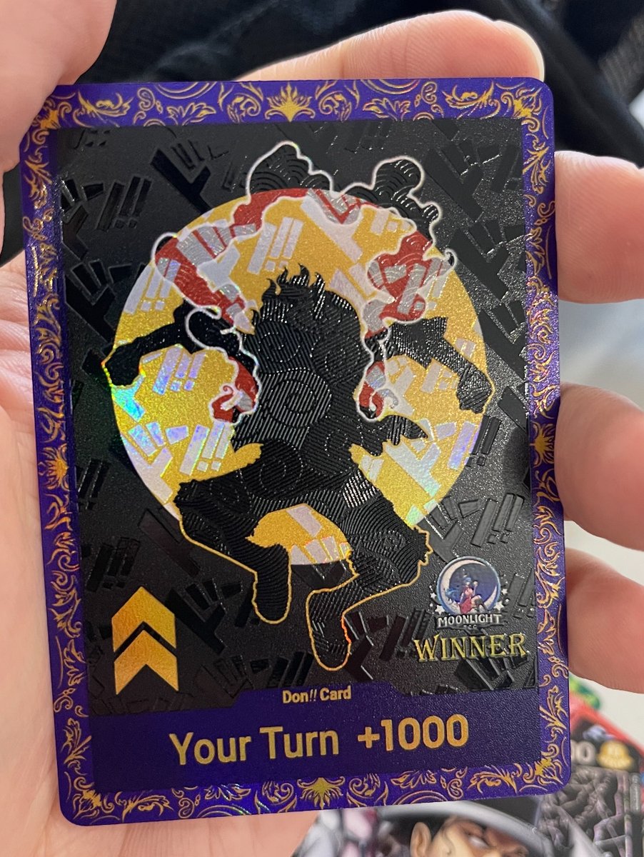 Moon_LightTCG's tweet photo. Starting SOON: Weekly Sunday tournament Season 1!
Prizing is custom winner Kaizoku Kards! 
WE WILL ONLY HAVE 10 TOURNAMENTS! 
Prizing will be rotated out to new leaders/don each Season
Winner will receive 10 don and 1 leader of their choice. https://t.co/zFdFLleSWW