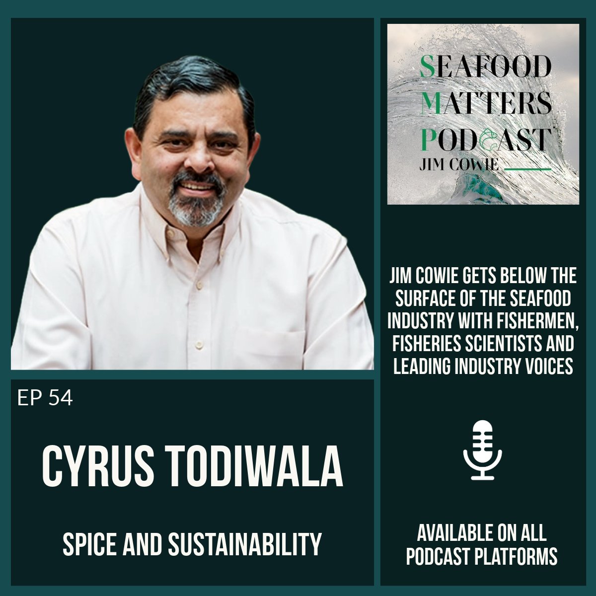 SeafoodMatters's tweet image. 🌊 Spice legend Cyrus Todiwala OBE talks sustainability, good fish, and flavourful futures. 🎧 #SeafoodMattersPodcast