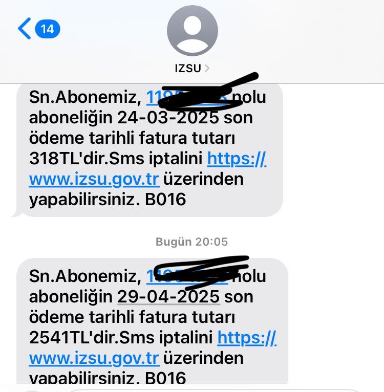 #izsu #karşıyakabelediyesi <a href="/izsugm/">İZSU Genel Müdürlüğü</a> <a href="/karsiyaka_bel/">Karşıyaka Belediyesi</a> iki yetişkin ve 4 yaşında çocuklu bir aile  bir ay önce 318 lira öderken bu ay nasıl 2500 geliyor şoka girdik! Çevremizdeki herkes bu ay su faturalarından şikayet ediyor