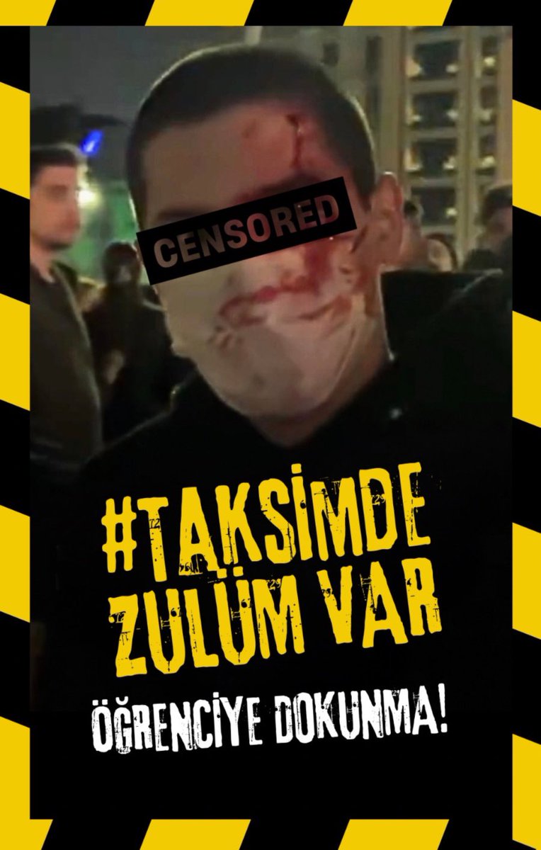 #taksimdezulumvar